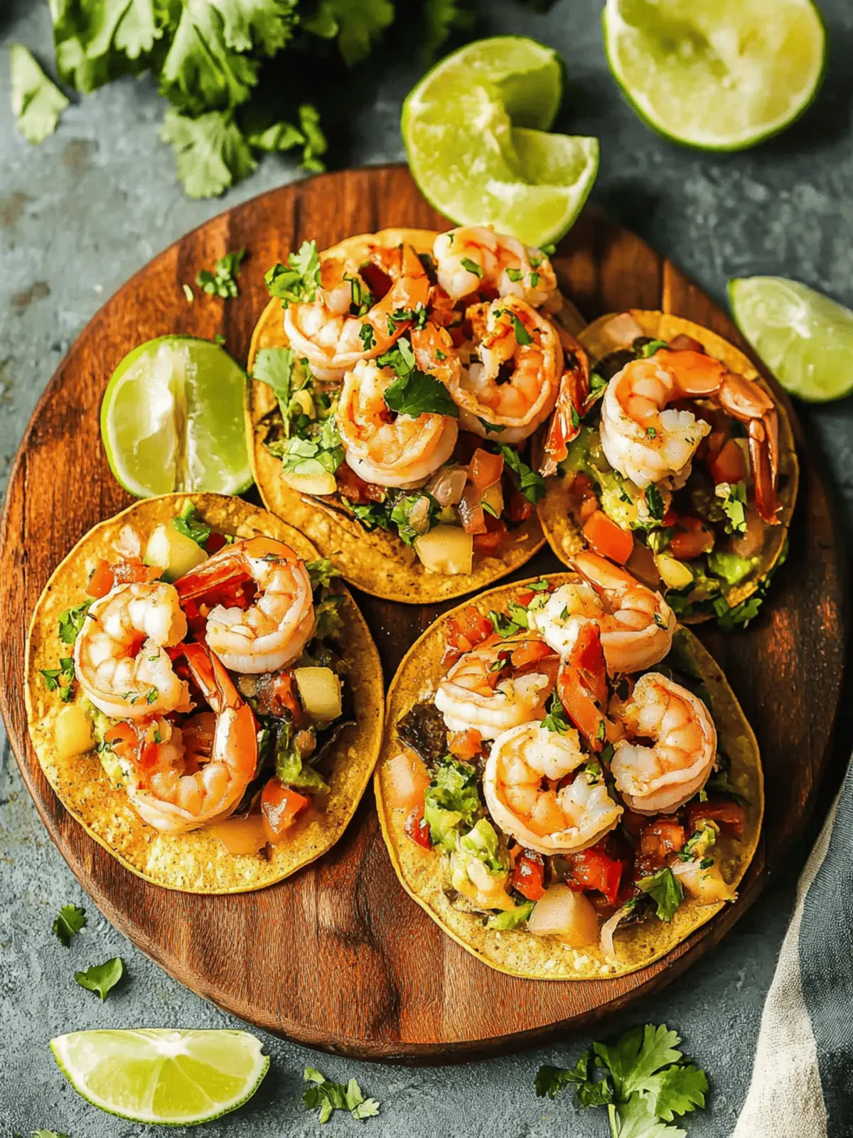 Margarita Shrimp Tostadas