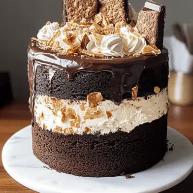 S'mores Chocolate Cake