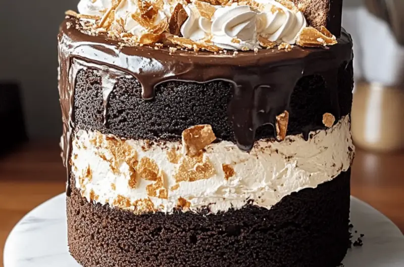 S'mores Chocolate Cake