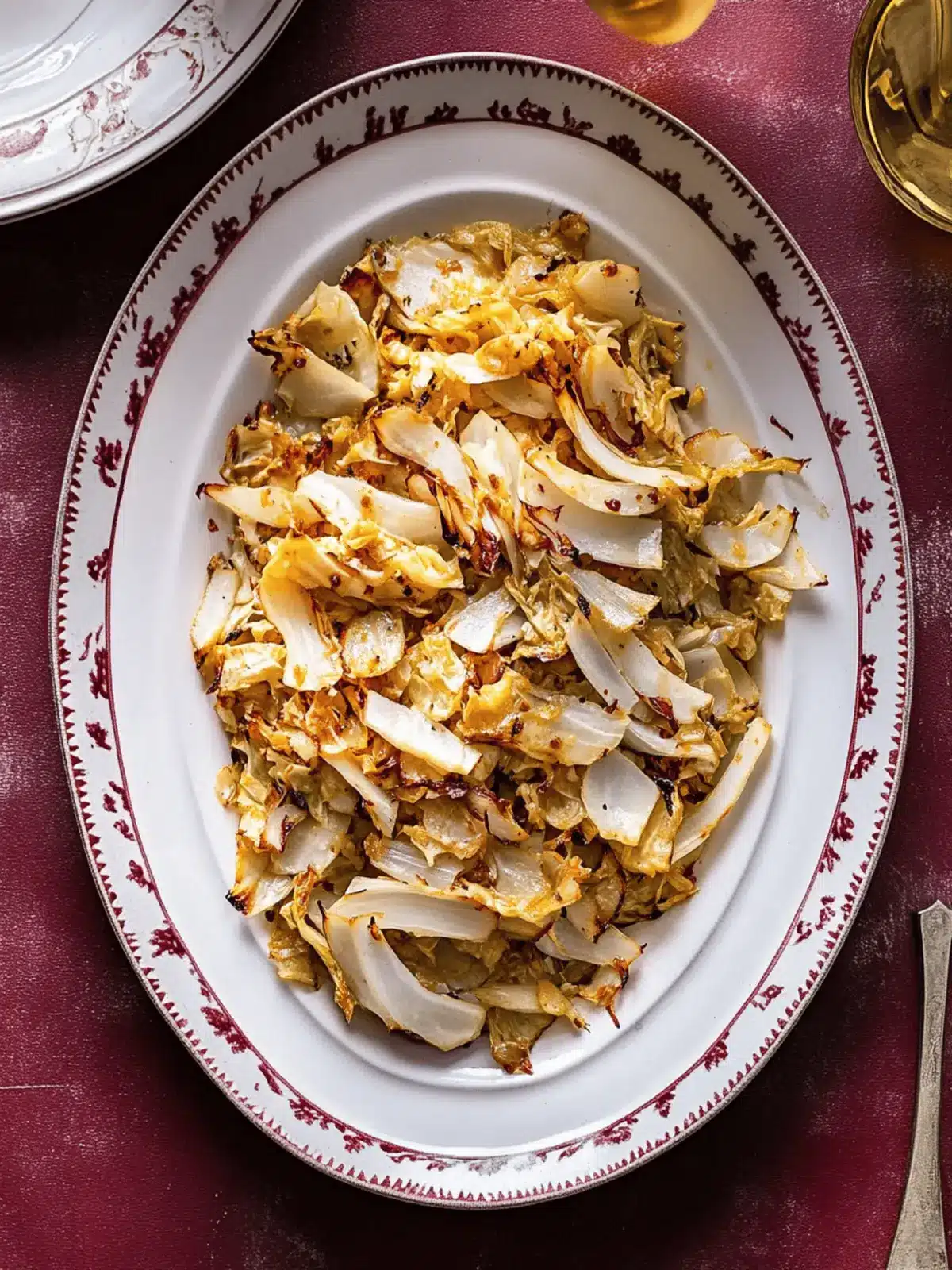 Miso Roasted Cabbage