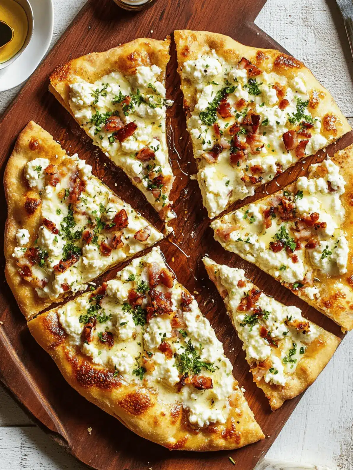 Pancetta, Ricotta & Hot-Honey Flatbreads for Easy Elegance 3 Pancetta, Ricotta & Hot-Honey Flatbreads