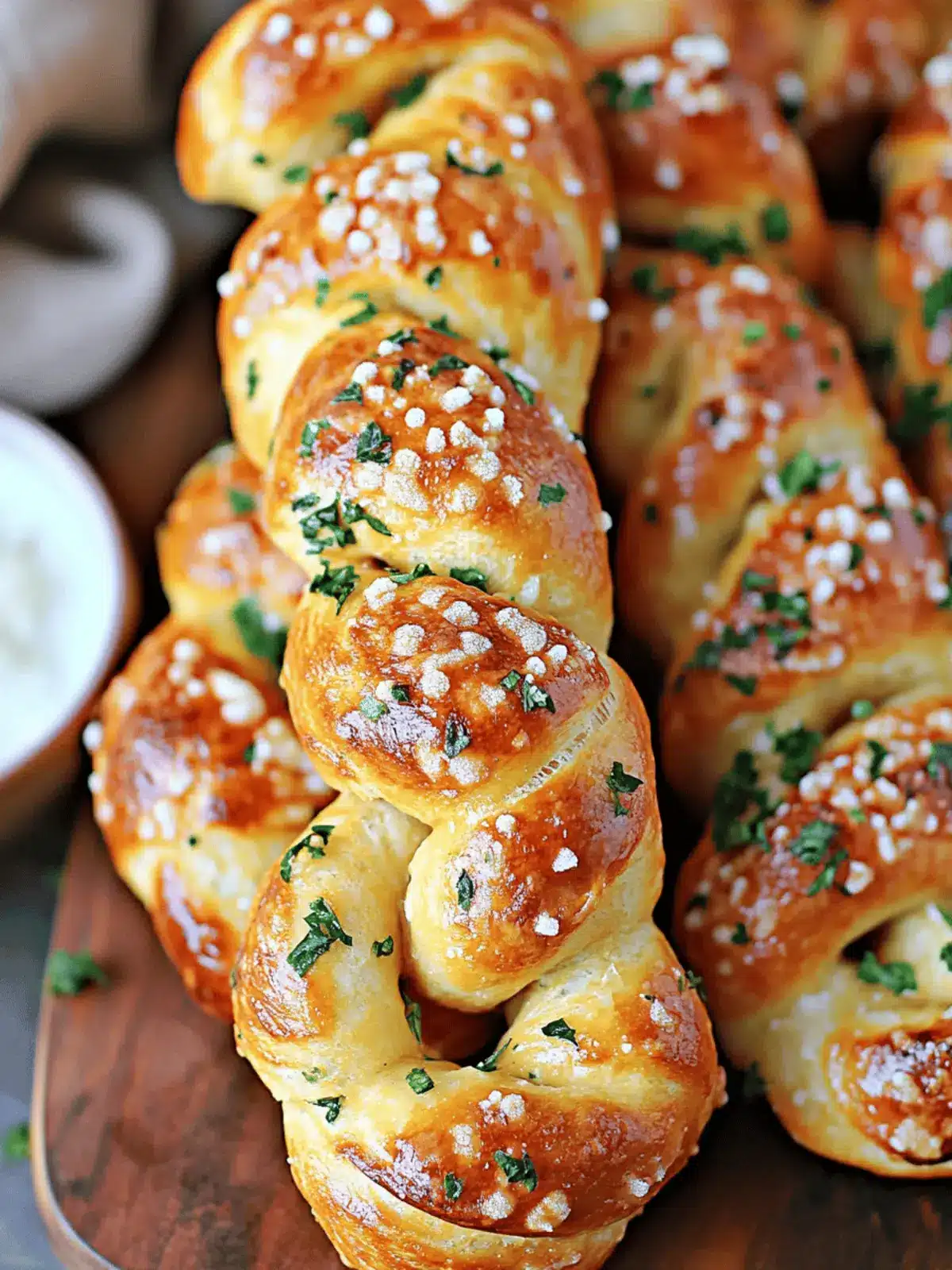 Twisted Jalapeño Cheddar Pretzels