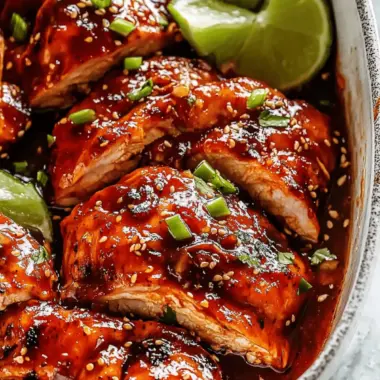 Honey Sriracha Chicken