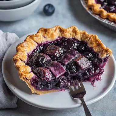 Spiced Blueberry Pie