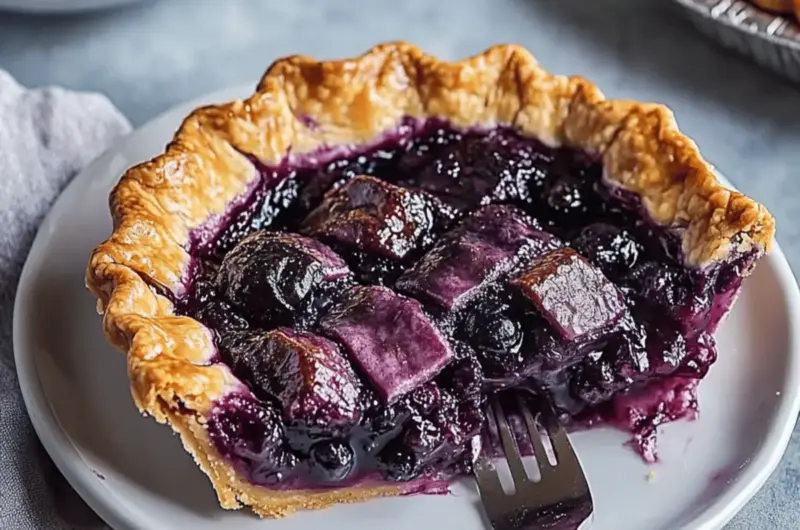 Spiced Blueberry Pie