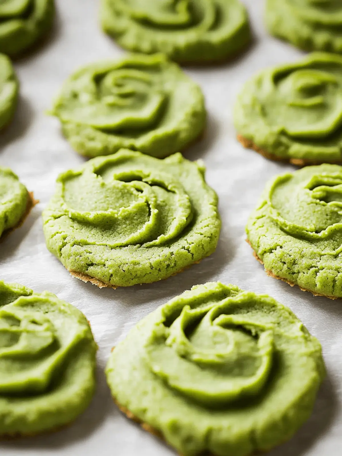 Matcha Butter Cookies