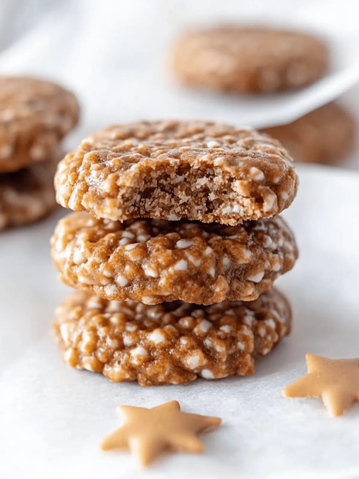 Homemade Star Crunch Cookies
