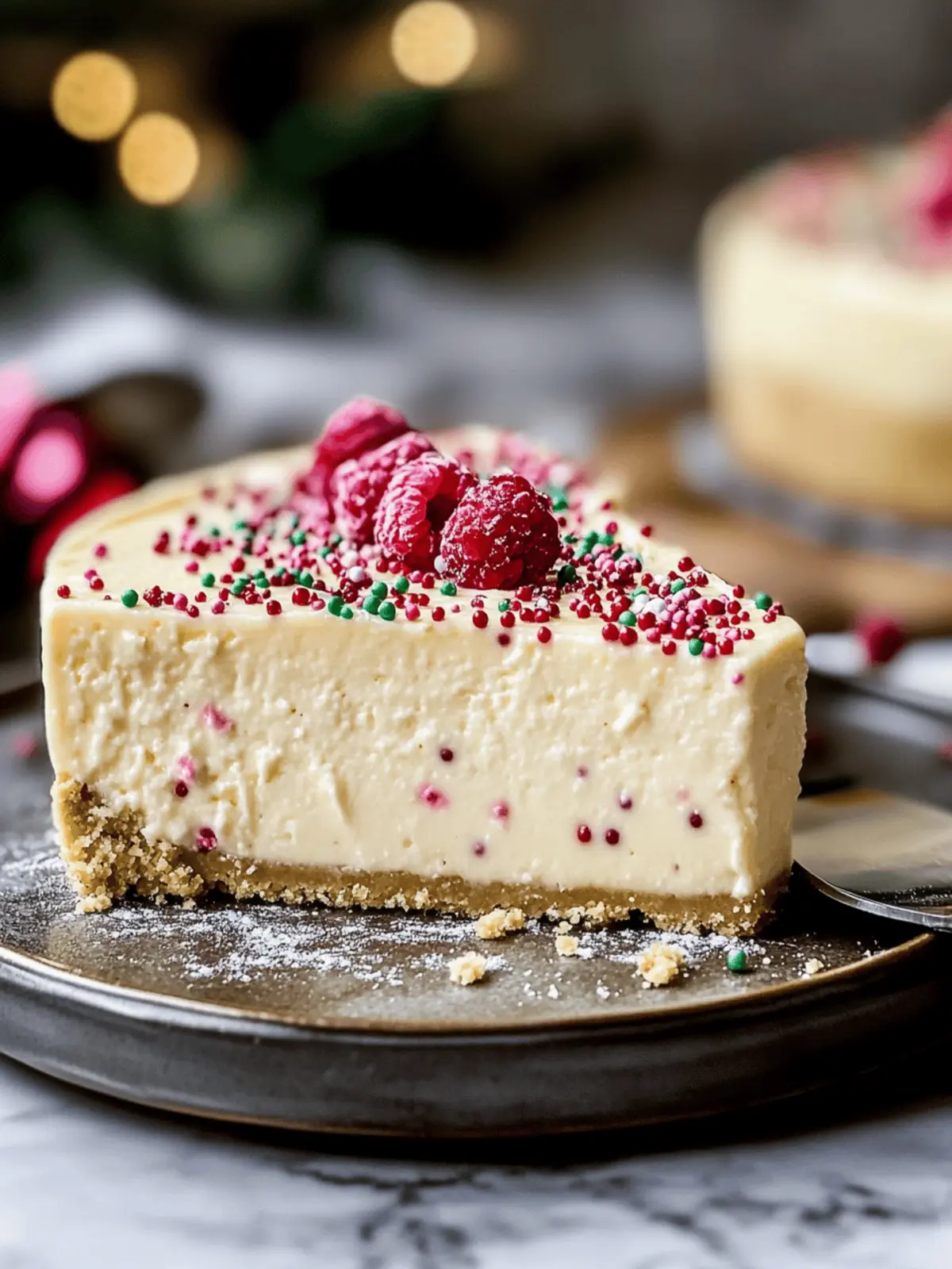 Sugar Cookie Cheesecake
