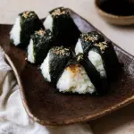 Miso Eggplant Onigiri