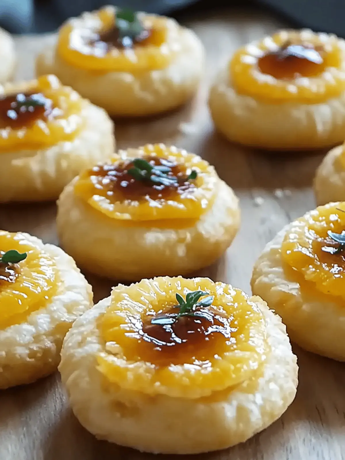 Cheesy Thumbprint Appetizers