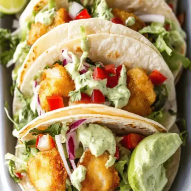 Crispy Baja Fish Tacos