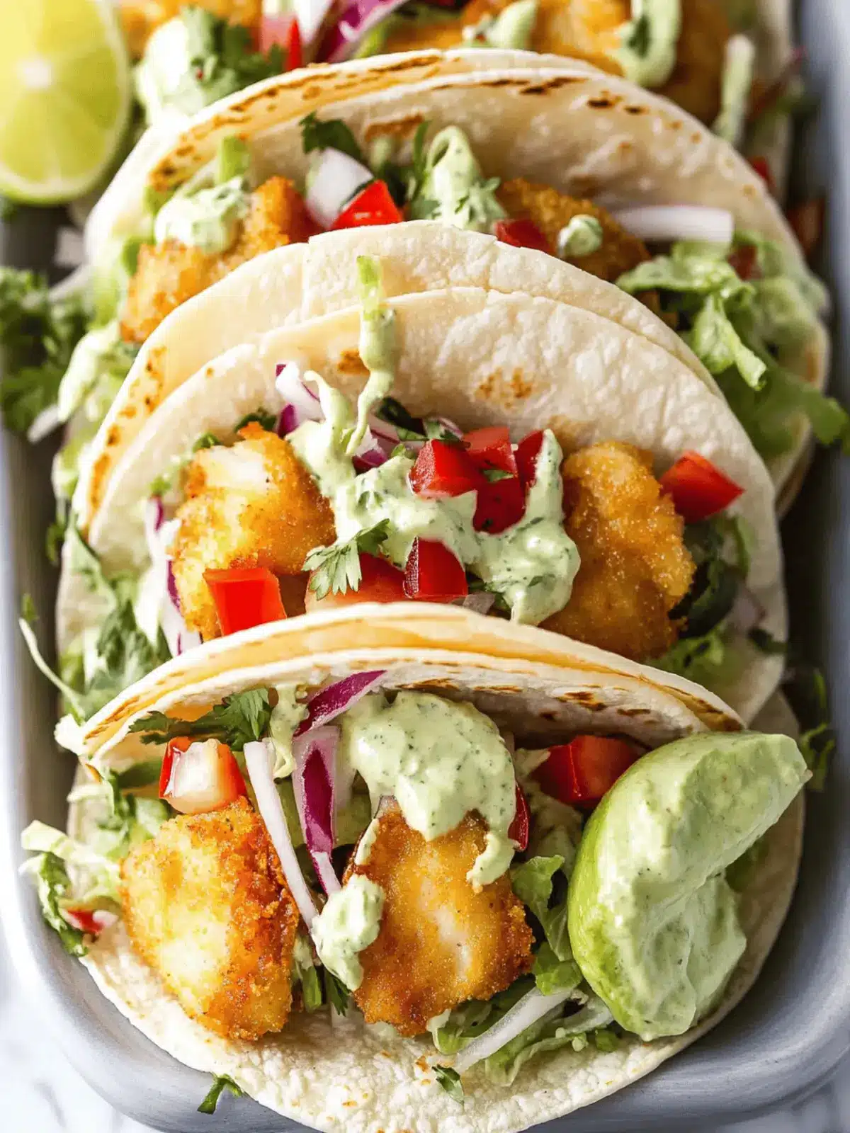 Crispy Baja Fish Tacos