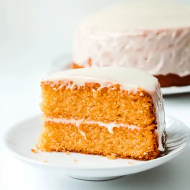 Thai Tea Cake with Condensed Milk Glaze