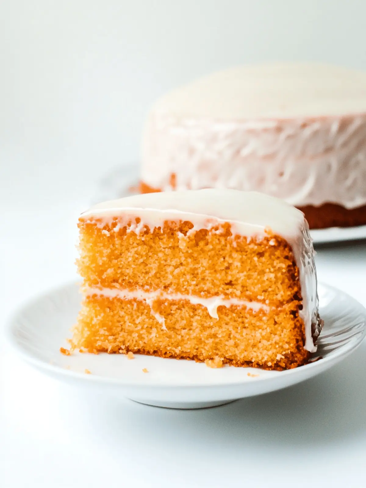 Thai Tea Cake with Condensed Milk Glaze