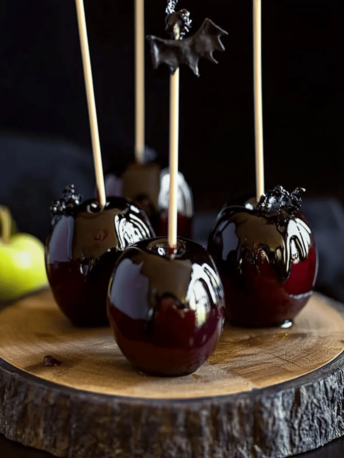 Poison Toffee Apples for Halloween