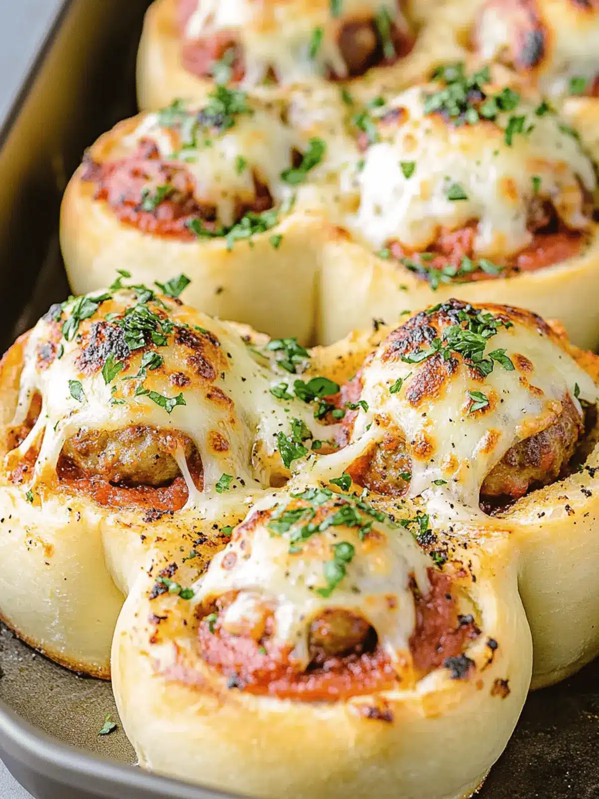 Meatball Stuffed Garlic Bread: Your New Favorite Comfort Snack 4 Meatball Stuffed Garlic Bread