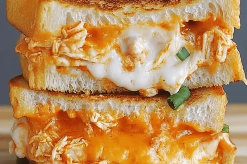 Buffalo Chicken Grilled Cheese