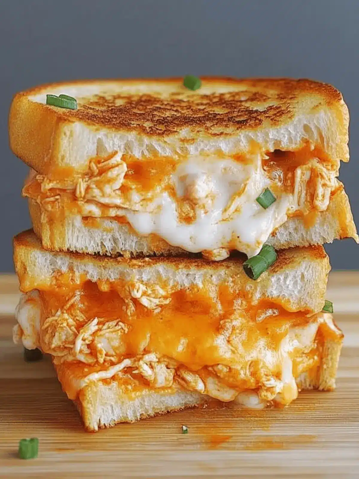 Buffalo Chicken Grilled Cheese