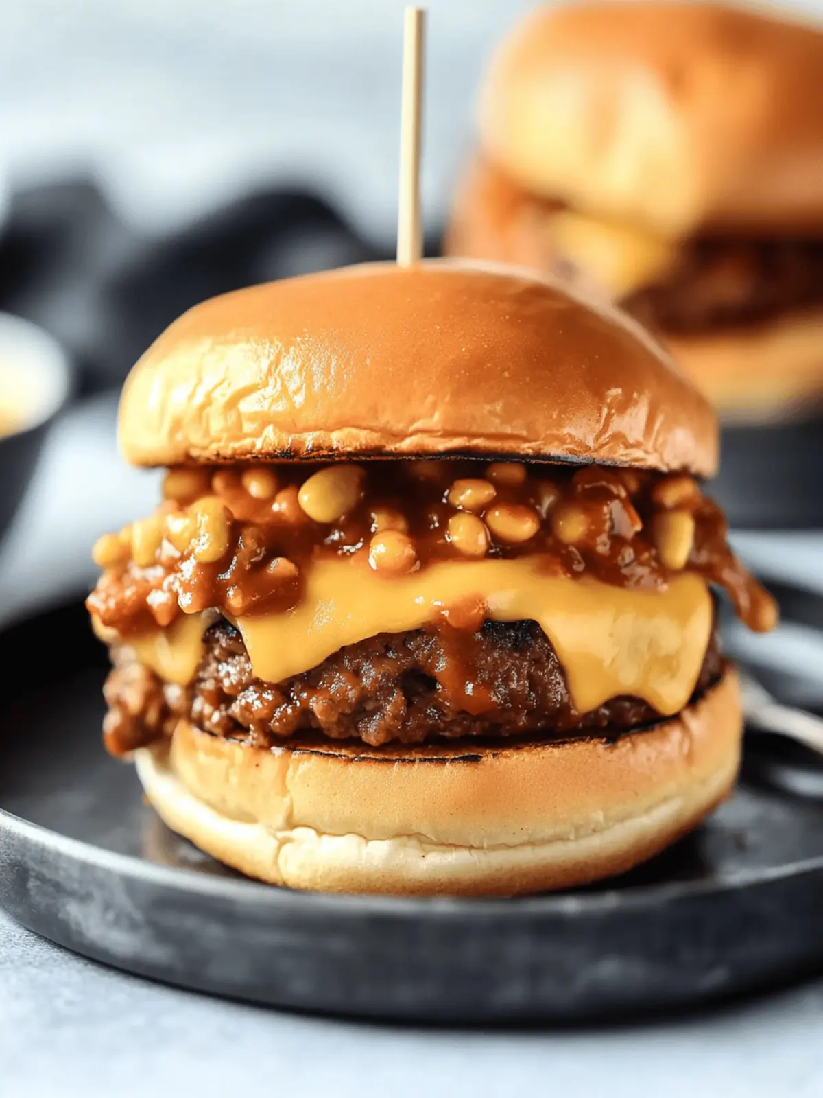 Chili Cheeseburgers