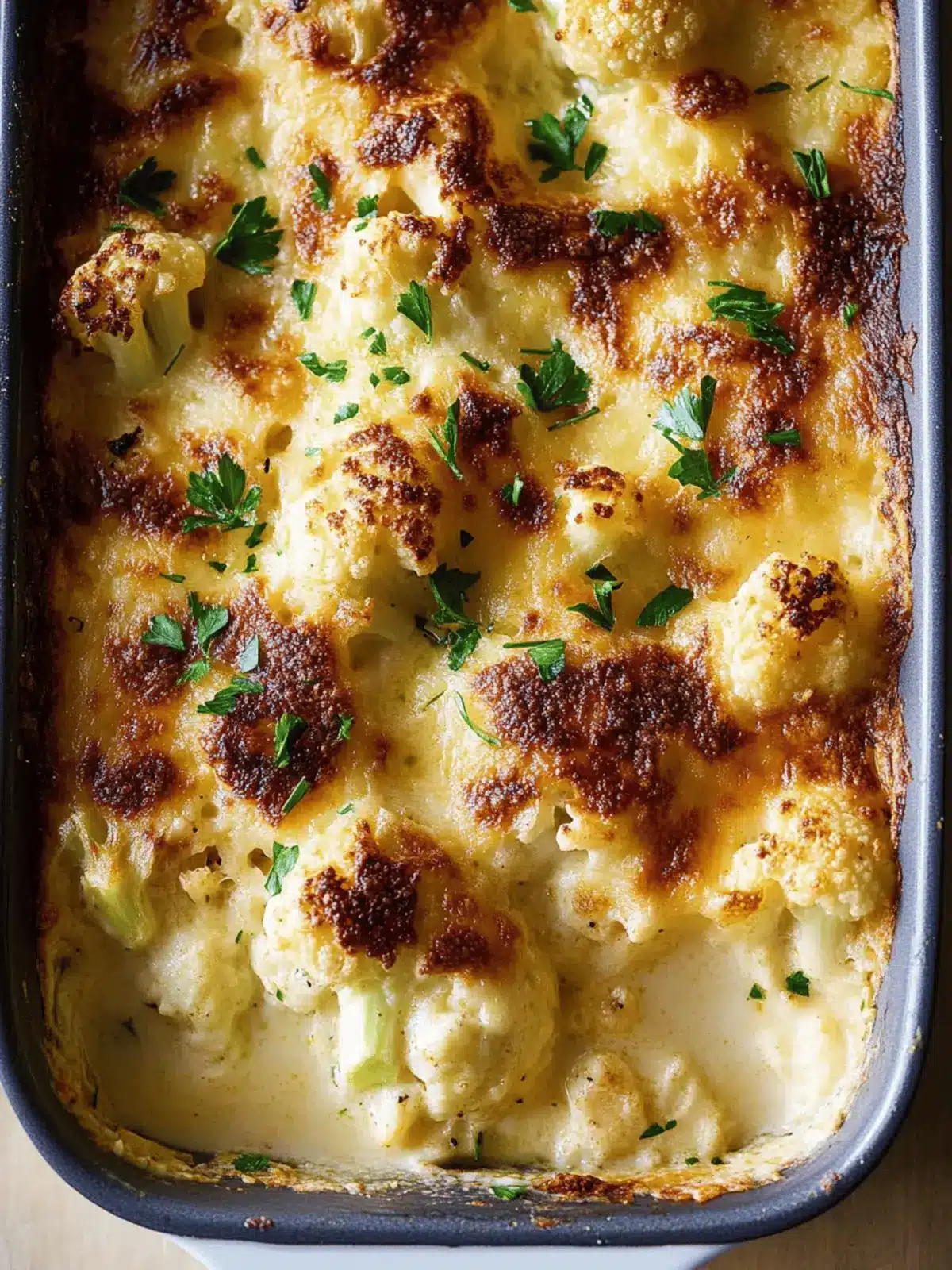 Cauliflower & Leek Gratin