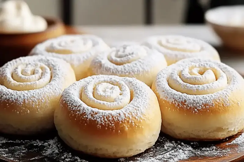 Vanilla Pan de Mallorca Rolls