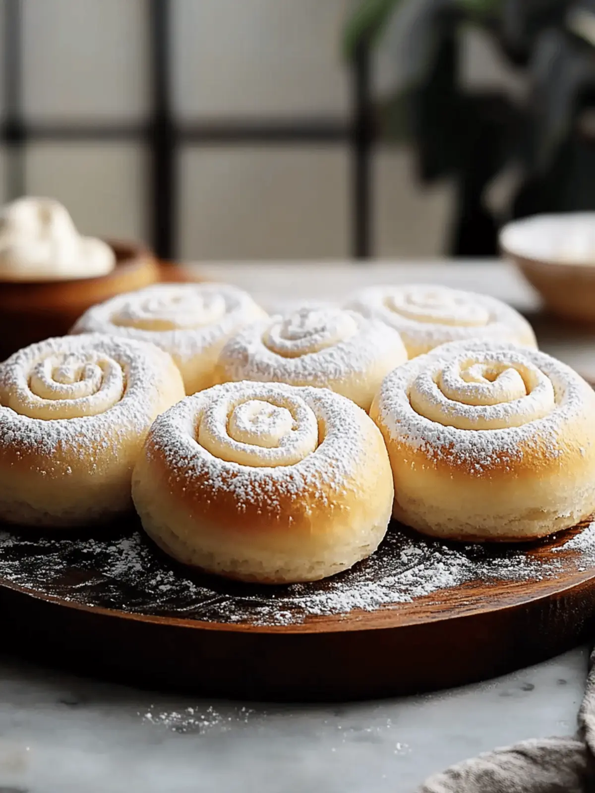 Vanilla Pan de Mallorca Rolls