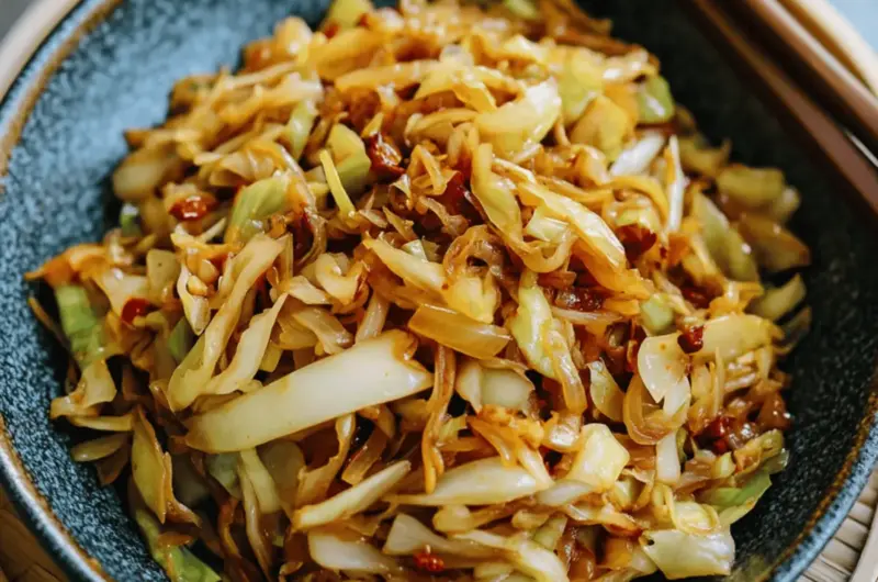 Chinese Hot and Sour Cabbage