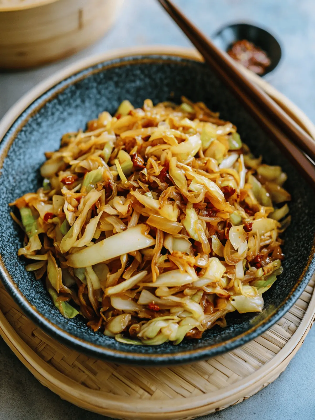 Chinese Hot and Sour Cabbage