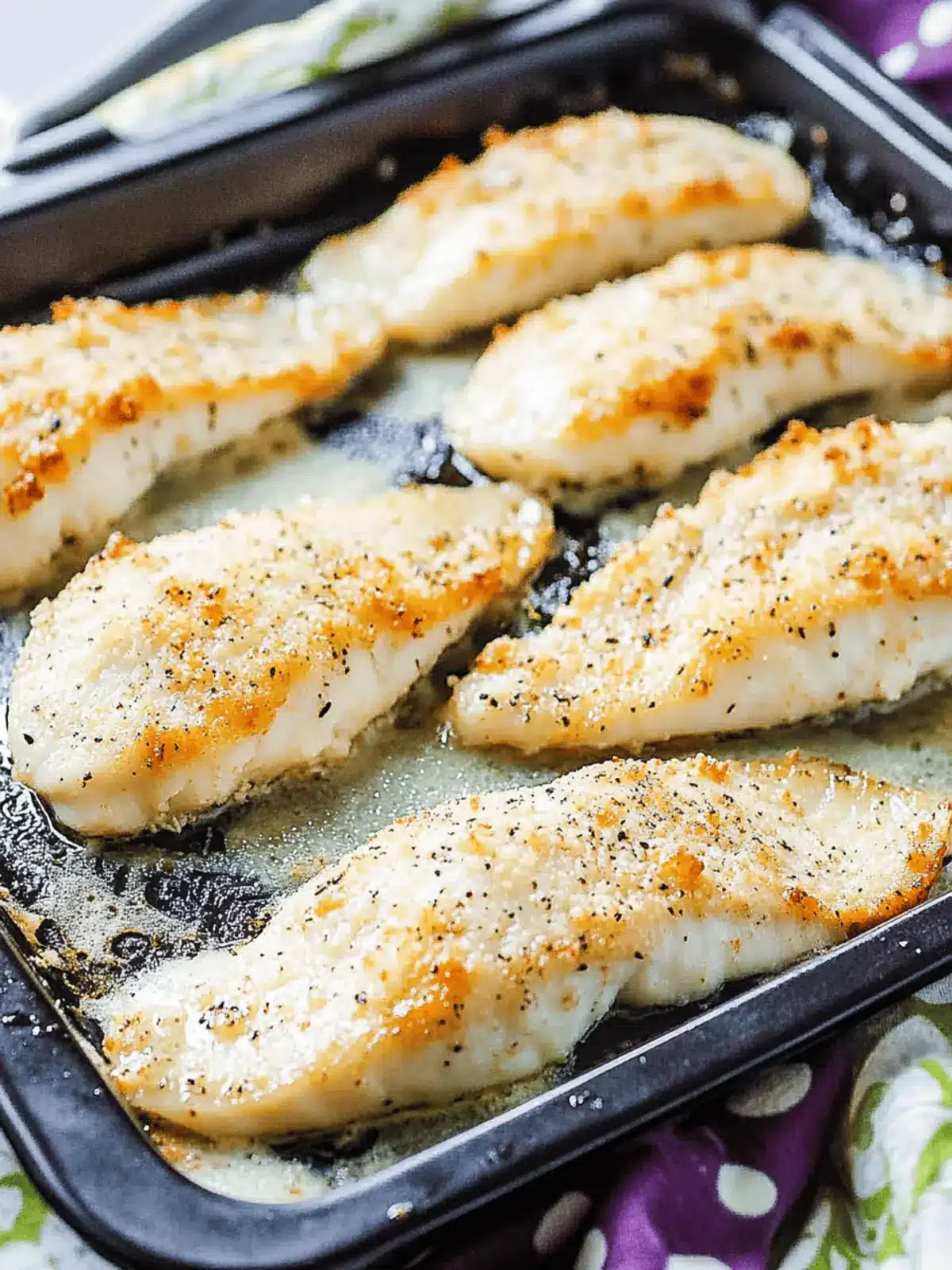 Easy Keto Baked Tilapia with Creamy Asiago Delight 2 Easy Keto Baked Tilapia
