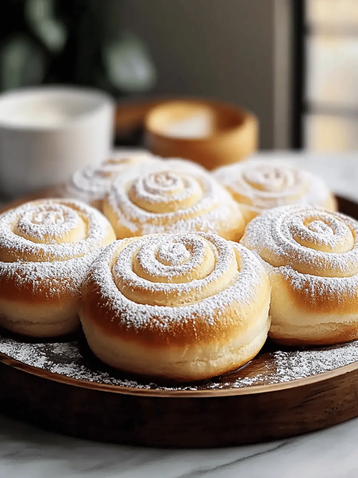 Vanilla Pan de Mallorca Rolls