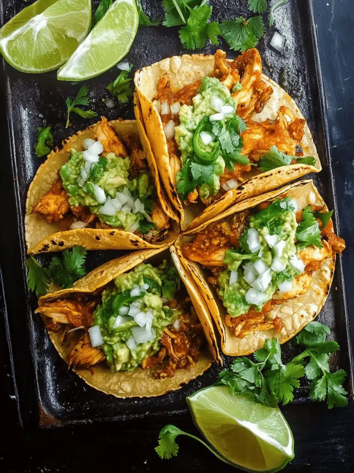 Crispy Poblano Chicken Tacos with Avocado-Jalapeño Salsa