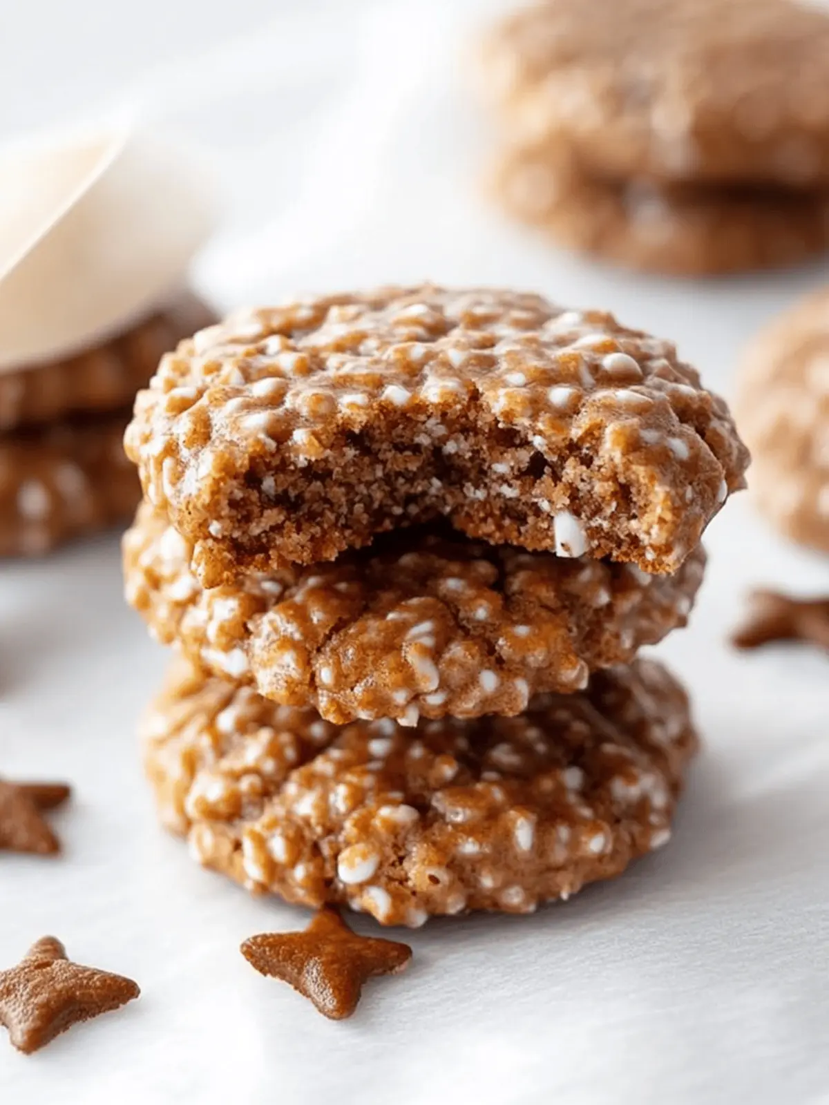 Homemade Star Crunch Cookies