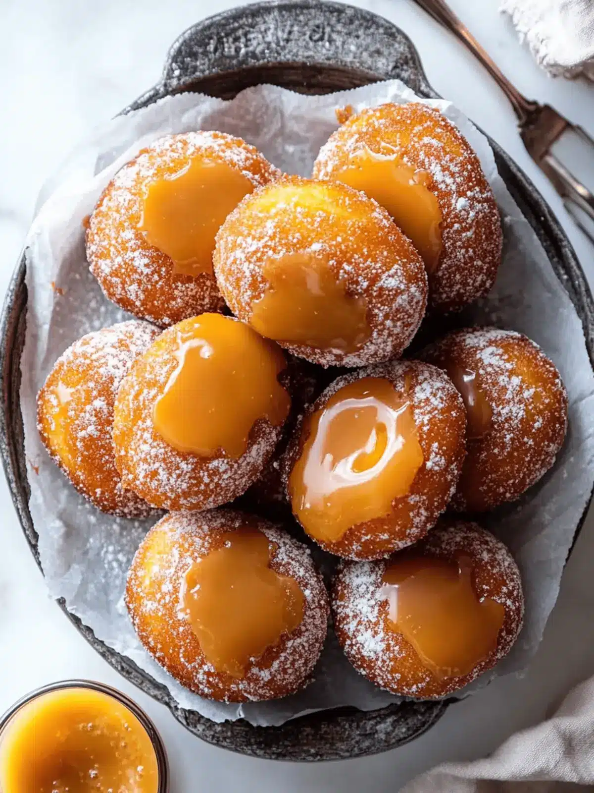 Gluten Free & Vegan Caramel Doughnuts