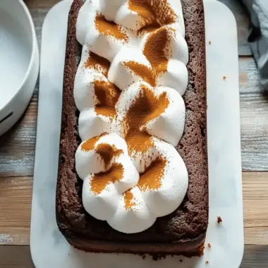 Mouthwatering S'Mores Loaf Cake