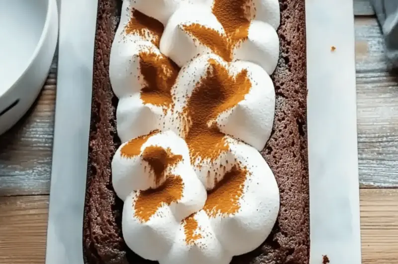 Mouthwatering S'Mores Loaf Cake