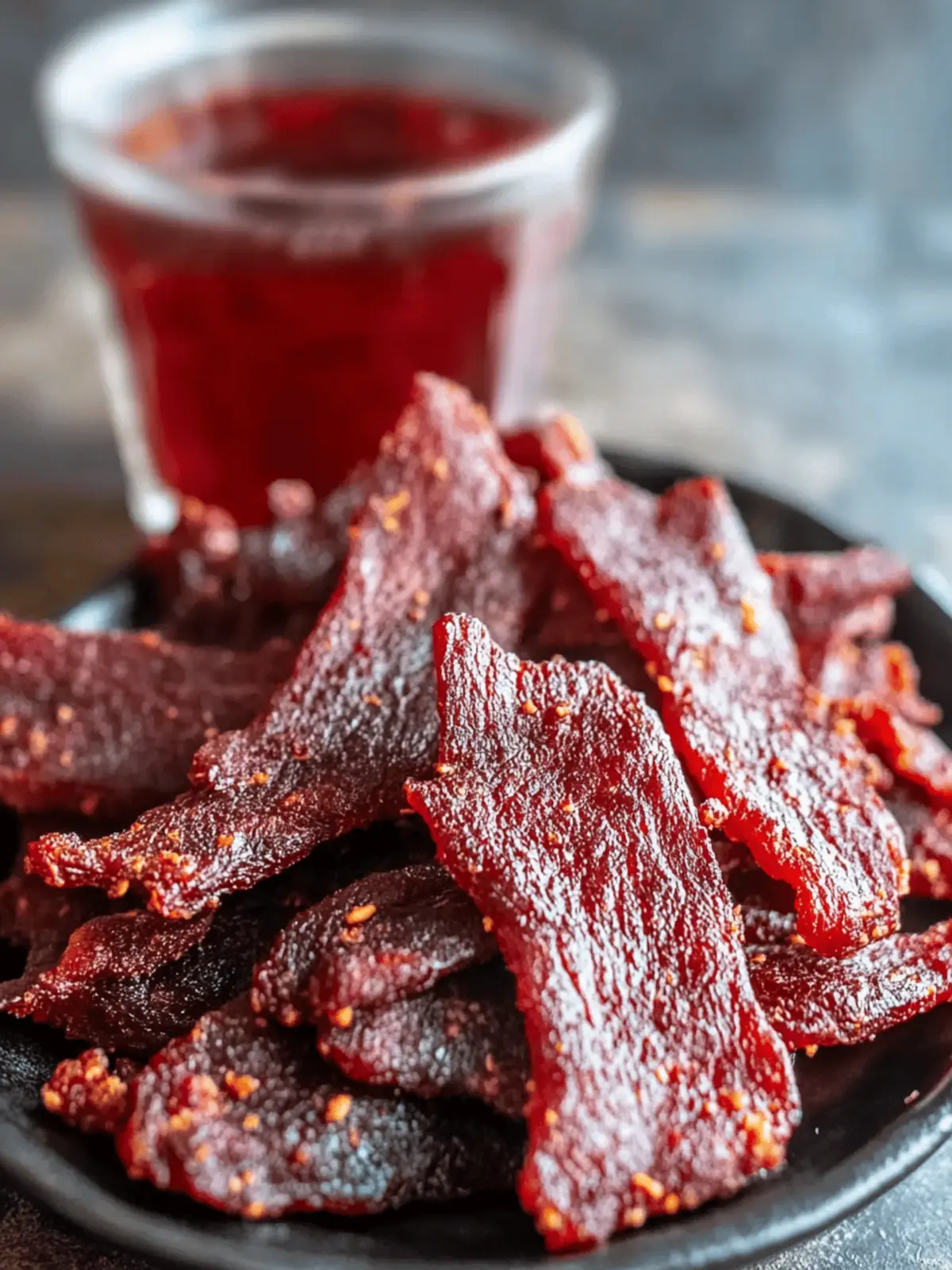 Big Red and Chipotle Beef Jerky
