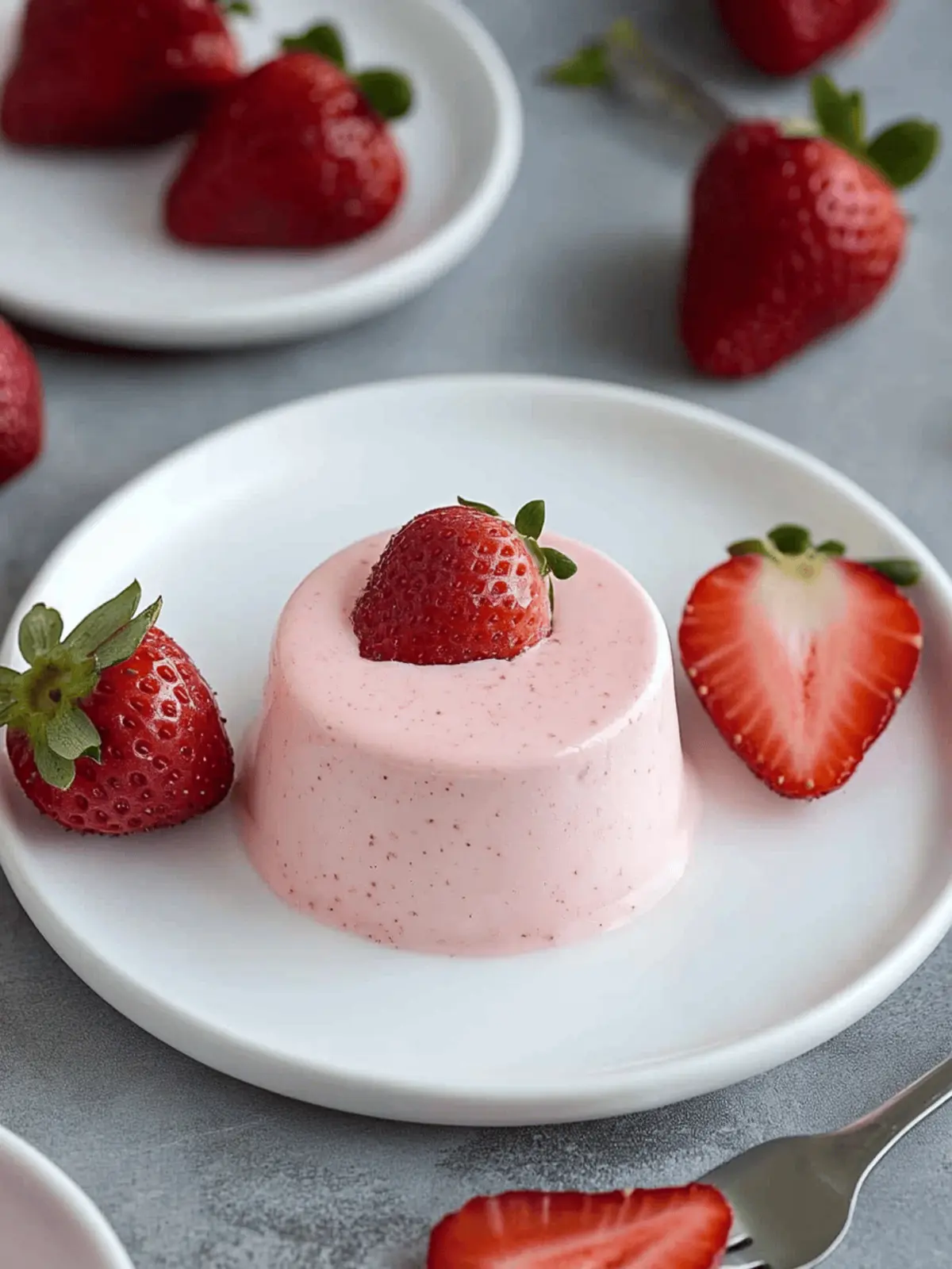 Strawberry Panna Cotta