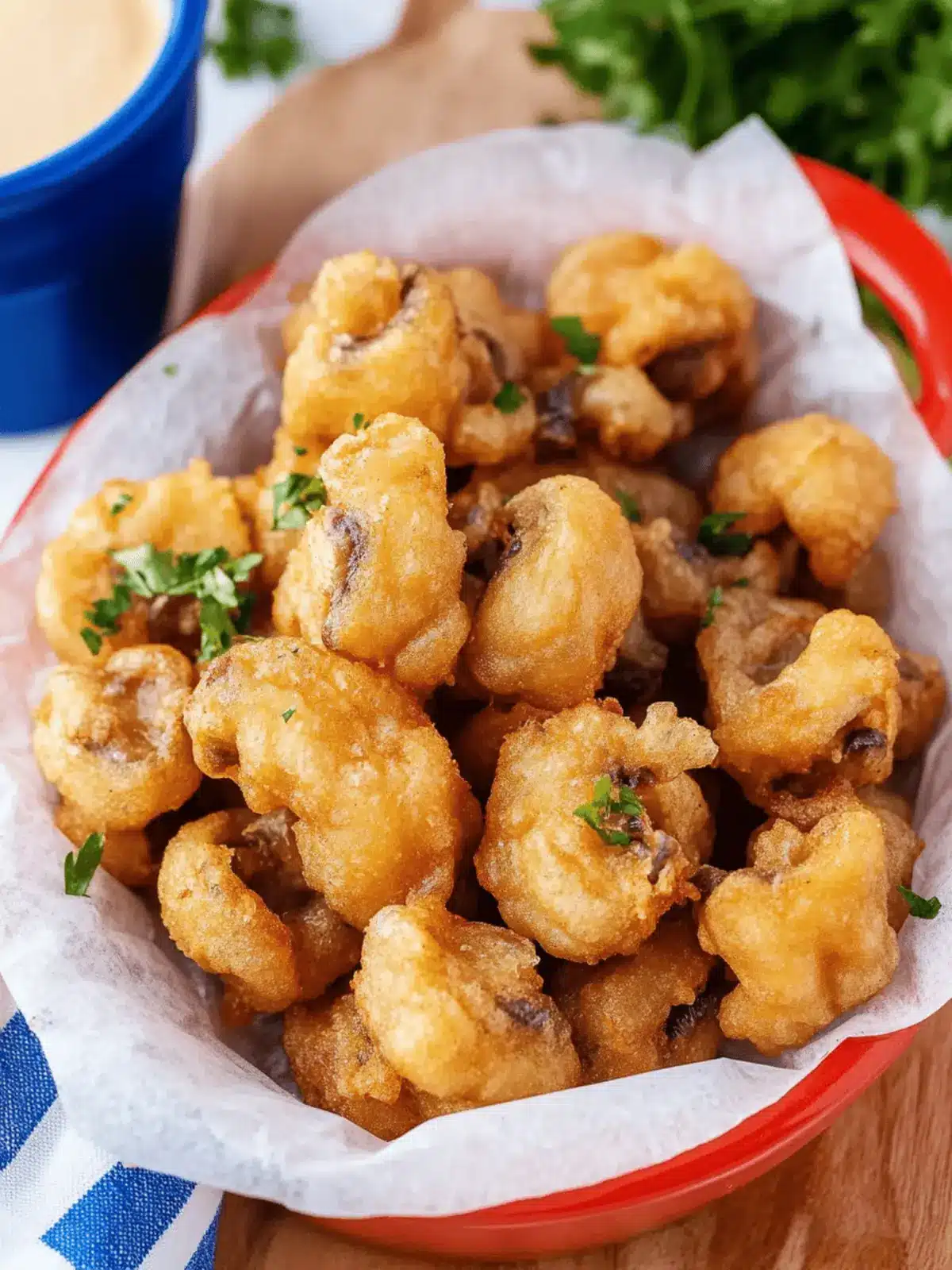 Crispy Beer Battered Fried Mushrooms Everyone Will Love 2 Beer Battered Fried Mushrooms