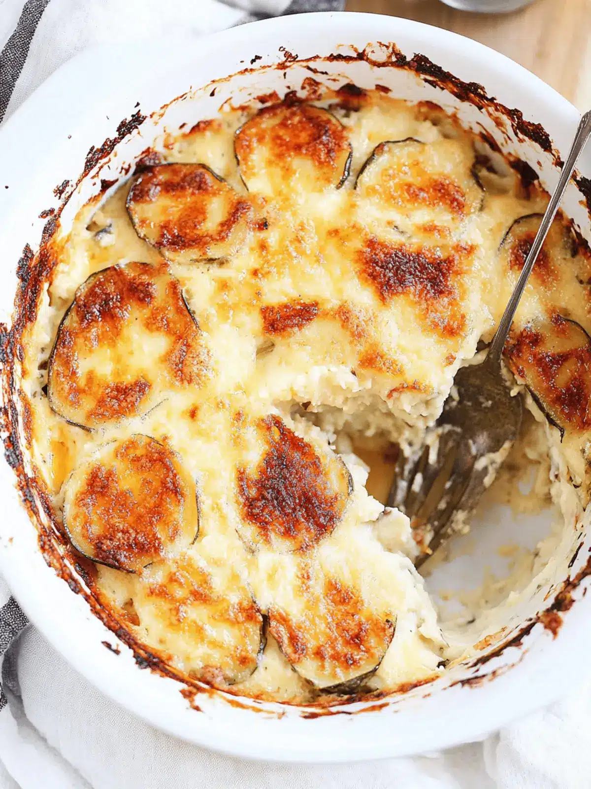 Scalloped Turnips Au Gratin