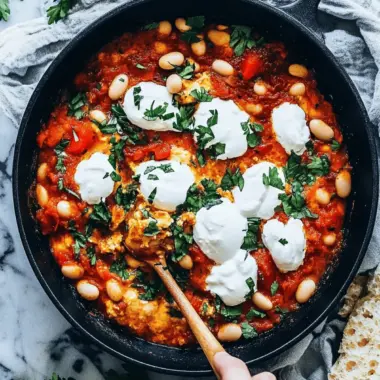 One-Pot Vegan White Bean Shakshuka