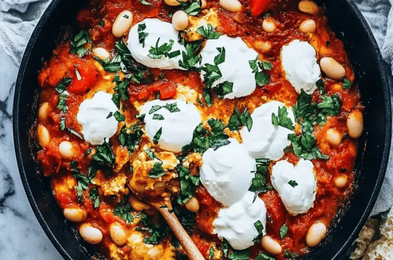 One-Pot Vegan White Bean Shakshuka for Quick, Flavorful Meals 1 One-Pot Vegan White Bean Shakshuka