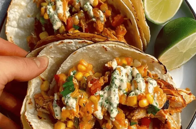 Elote Tacos with Chipotle Chicken and Veggies You’ll Love 1 Elote Tacos with Chipotle Chicken and Veggies