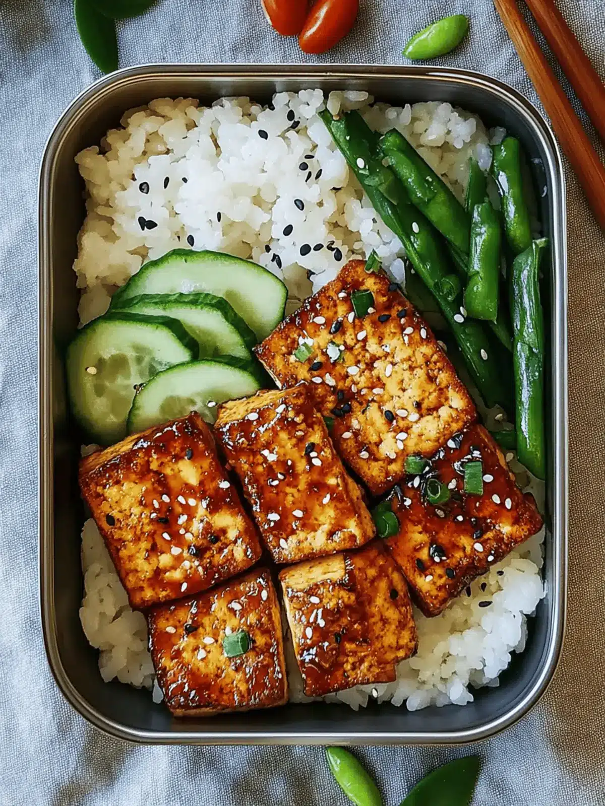 Tofu Teriyaki Bento Box