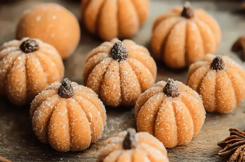 Pumpkin Cheesecake Truffles