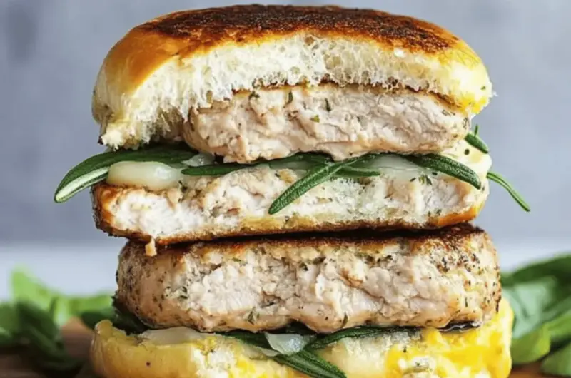 Savory Rosemary Garlic Chicken Burgers that Wow Your Tastebuds 1 Rosemary Garlic Chicken Burgers