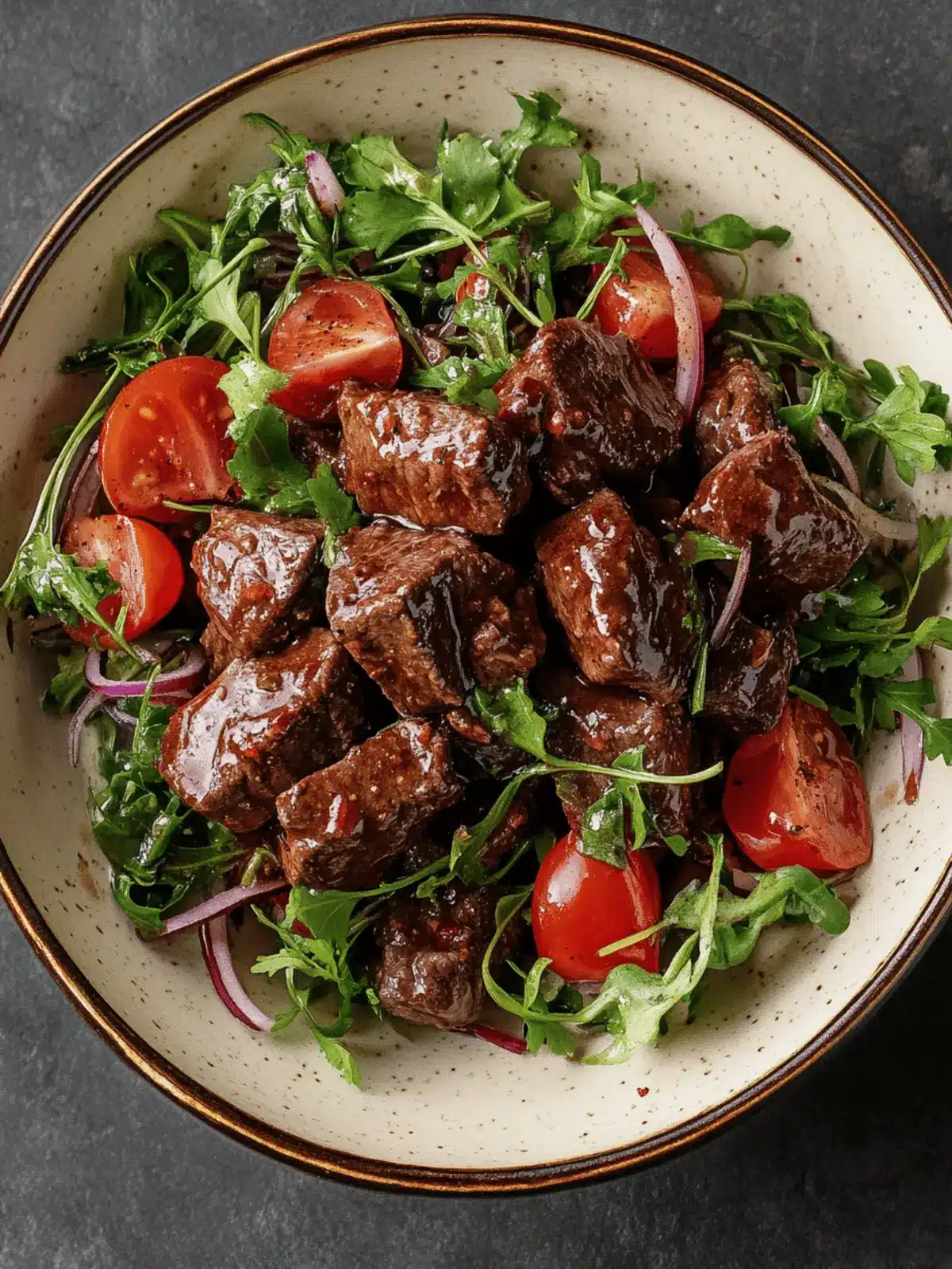 Savory Shaking Beef Salad: A Flavorful Vietnamese Delight 2 Shaking Beef
