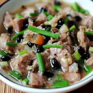 Steamed Pork with Black Beans and Garlic