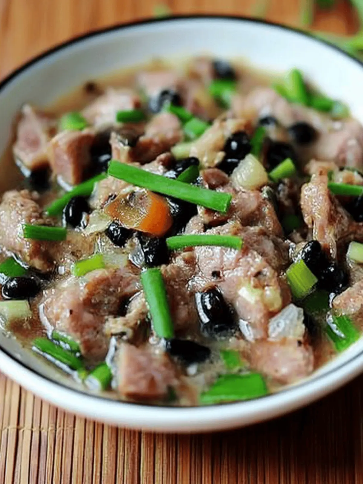 Steamed Pork with Black Beans and Garlic