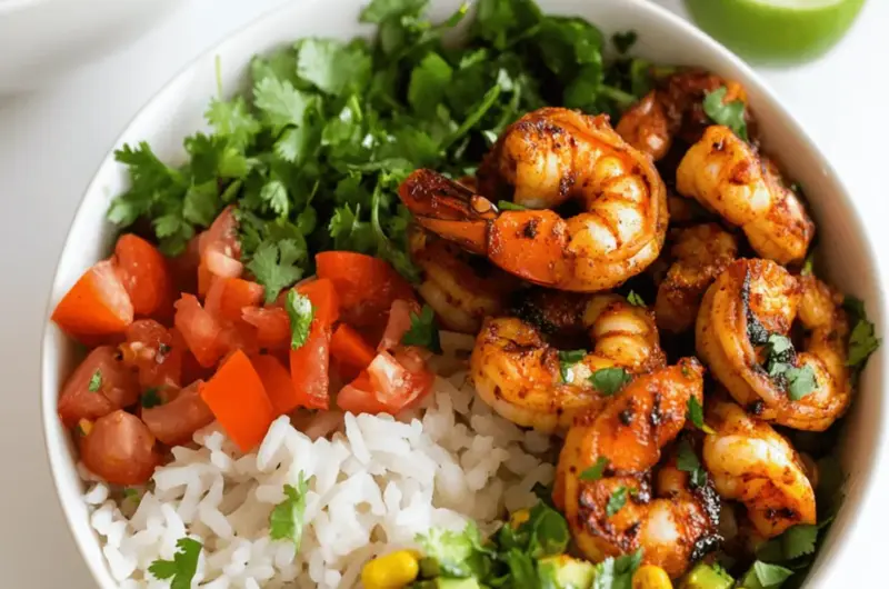 Chipotle Shrimp Rice Bowls