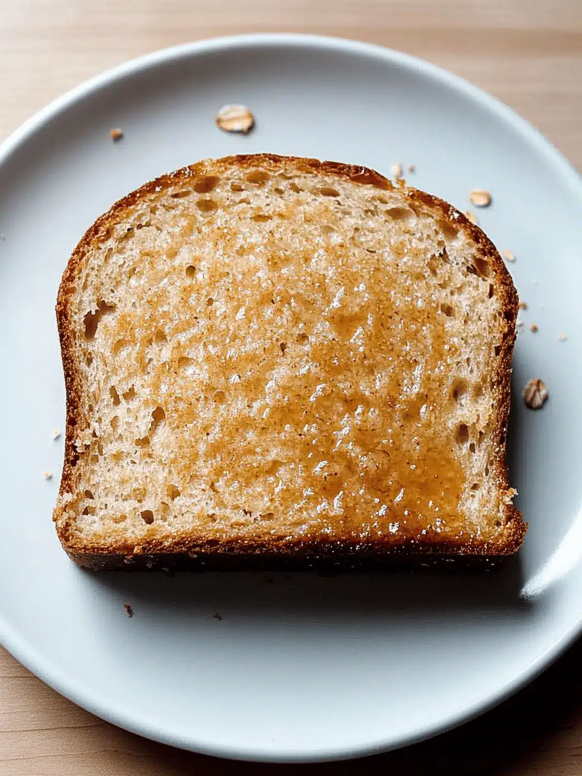 No-Knead Maple Oat Bread